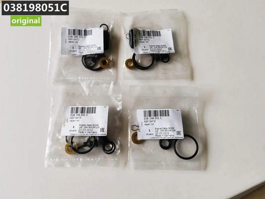Genuine OEM 1417010997 038198051c TDI PD Fuel Injector Seal Repair Kit for Audi A2 1.2 TDI 1.4 TDI A3 A4 A6 for VW Golf Jetta