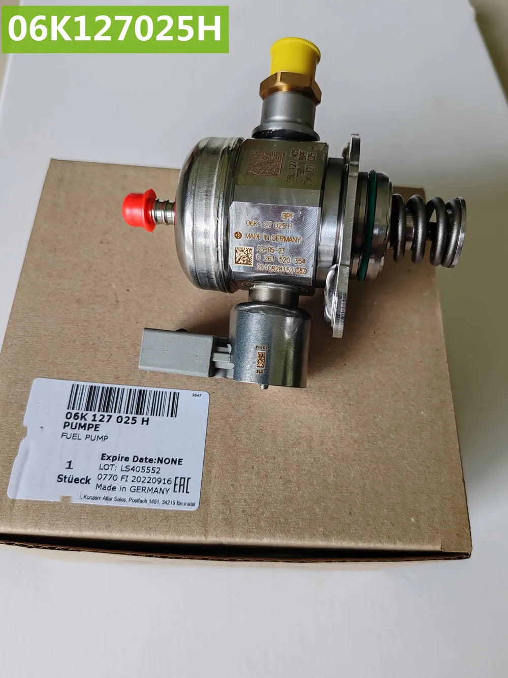 Genuine OEM Direct Injection High Pressure Fuel Pump 06K127025A 06K127025B 06K127025D 06K127025H 0261520472 for Audi Volkswagen