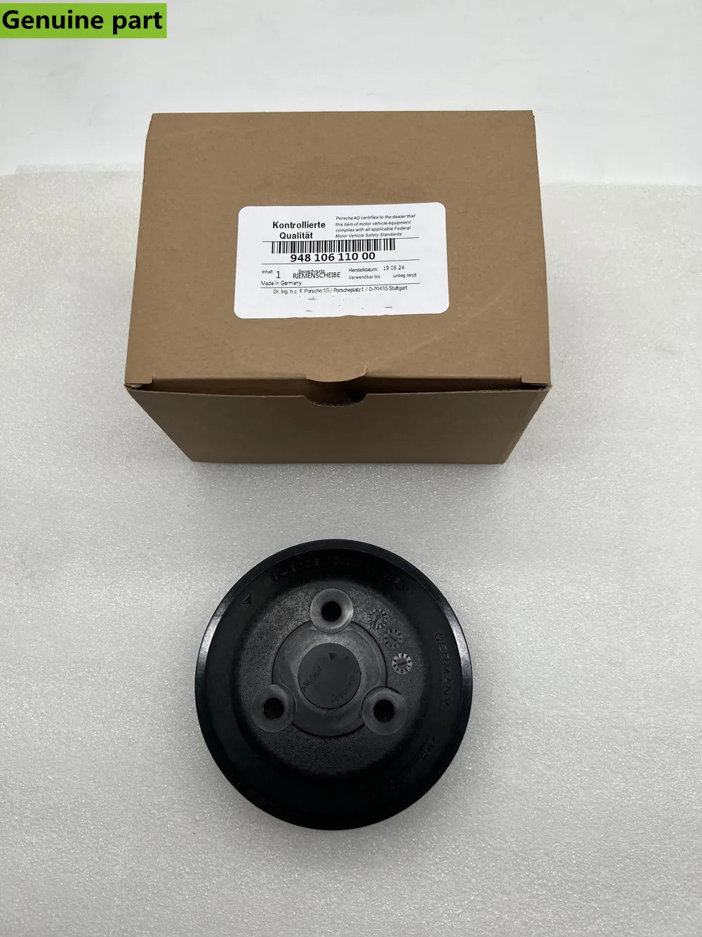NEW Genuine OEM Coolant / Water PUMP Pulley 94810611000 / 94810609101 / 94810609100 For PORSCHE PANAMERA Cayenne 4.8L 2008-2016