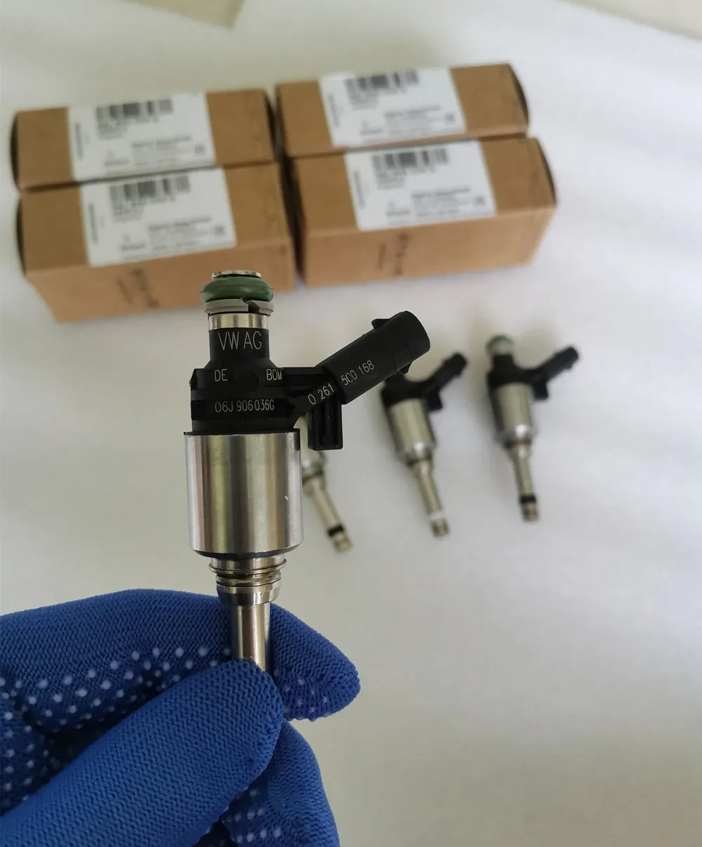 Made In Germany 4x 06H906036G 06J906036G 06H906036E Fuel Injectors Nozzles oem for Audi A4 A5 Q5 A6 TT 2.0TFSI VW GTI Passat CC