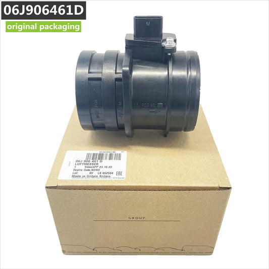 2 Years Warranty Genuine New OEM 06J-906-461-D Air Mass Flow Sensor Meter MAF For Audi A4 A5 A6 Q3 06J906461D