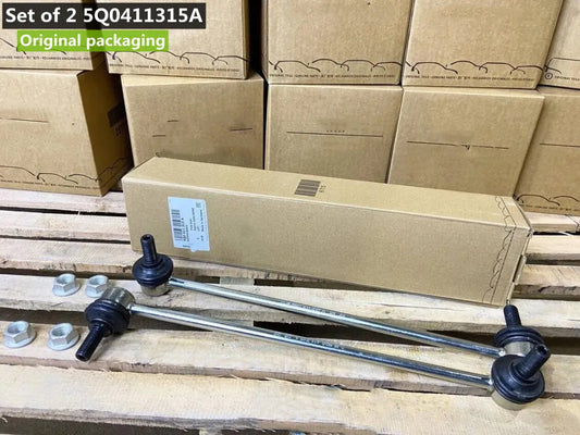 Set of 2 OEM 5Q0411315A / 292 / TC1315 Front Sway Bar End Link Driver Passenger for Audi A3 TT Golf Beetle Jetta Passat