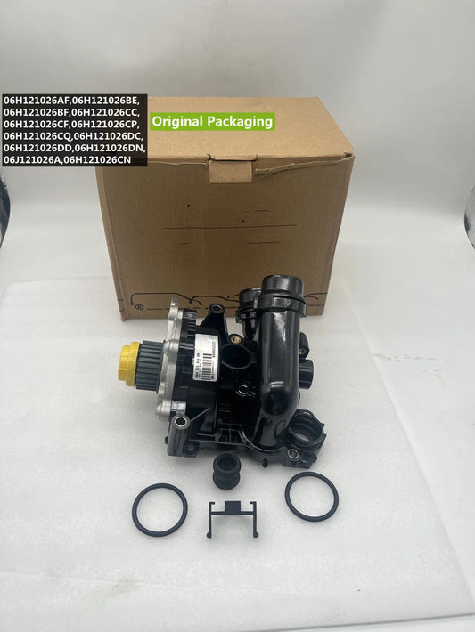 OEM Metal Water Pump Thermostat Assembly for Audi A4 Q3 Q5 VW Passat GTI Tiguan Jetta MK5 MK6 1.8 2.0 CCZ CDN