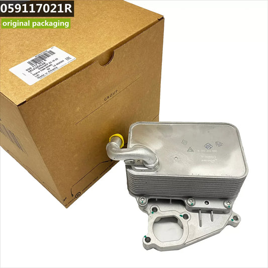 BRAND NEW Genuine OEM Engine Oil Cooler Assy 059117015P 059117021R For Audi A6 A7 A8 Q5 Q7 VW Touareg 3.0L TDI V6 DIESEL