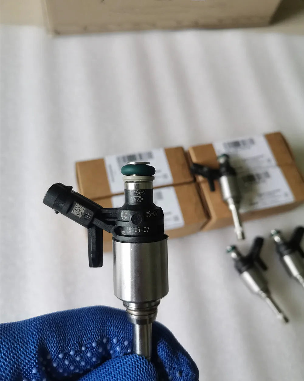 4 Pieces Genuine OEM 06L906036AA Fuel Injectors for Audi TT A1 A3 A4 A5 A6 A7 A8 Q3 Q5 Q7 2.0 TFSI vw MK7 06L906036K 0261500585