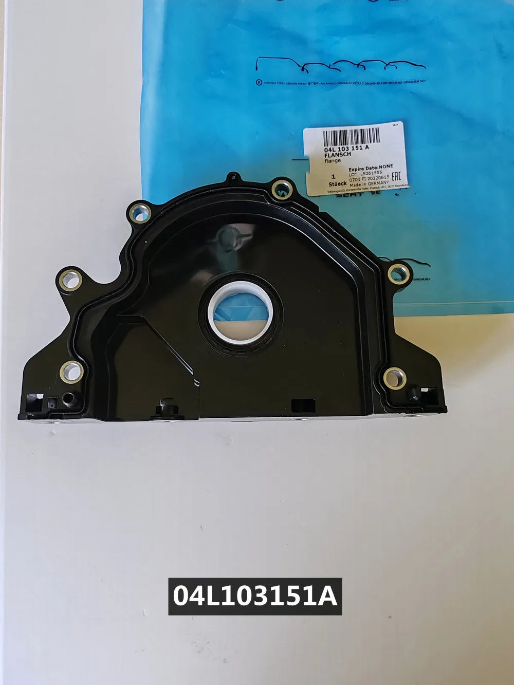 Genuine OEM 04L103151 04L103151A 4L103151 4L103151A Crankshaft sealing ring with flange for Audi seat SKODA VW 1.6 tdi 2.0 Tdi