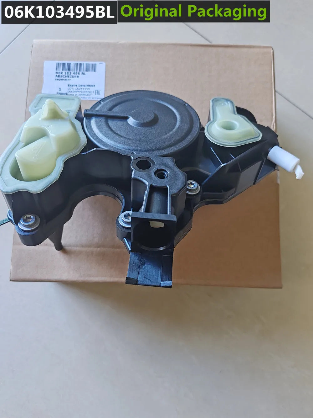 Genuine 06K103495AF 06K103495AS 06K103495BL OEM Oil Separator PVC Valve for Audi VW 1.8T 2.0T 06K103495C 06K103495J 06K103495R