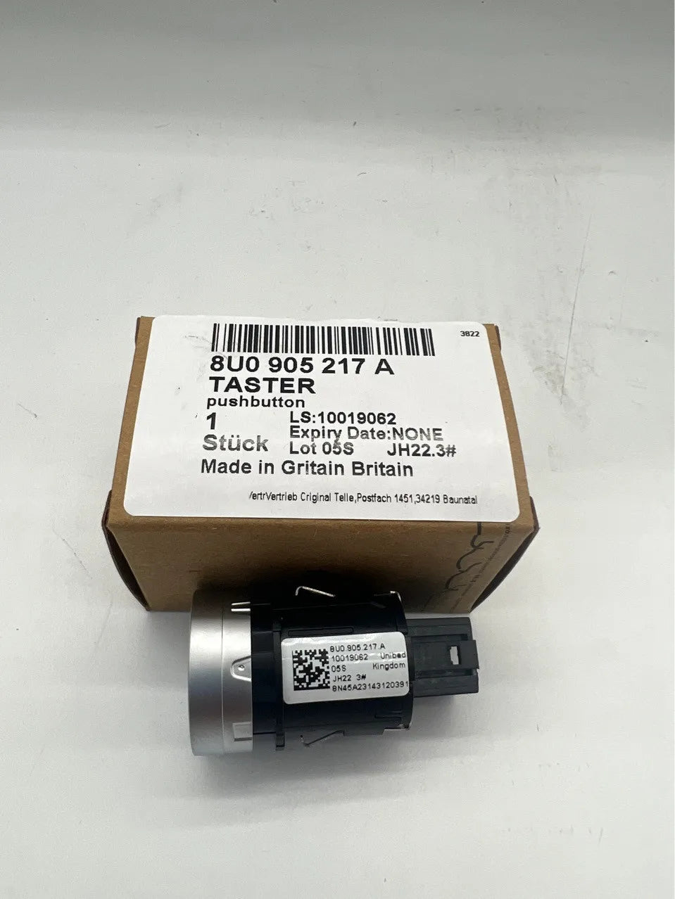 Genuine OEM Auto 8U0905217A Engine Key Start Stop Push Button Switch 8U0 905 217 A For Audi Q3 2012-2018