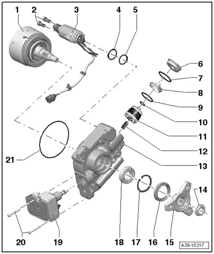 Genuine OEM 0CQ598305 Fit for precharge pump Gen 5 O-ring set. Pump Seal Repair Kit