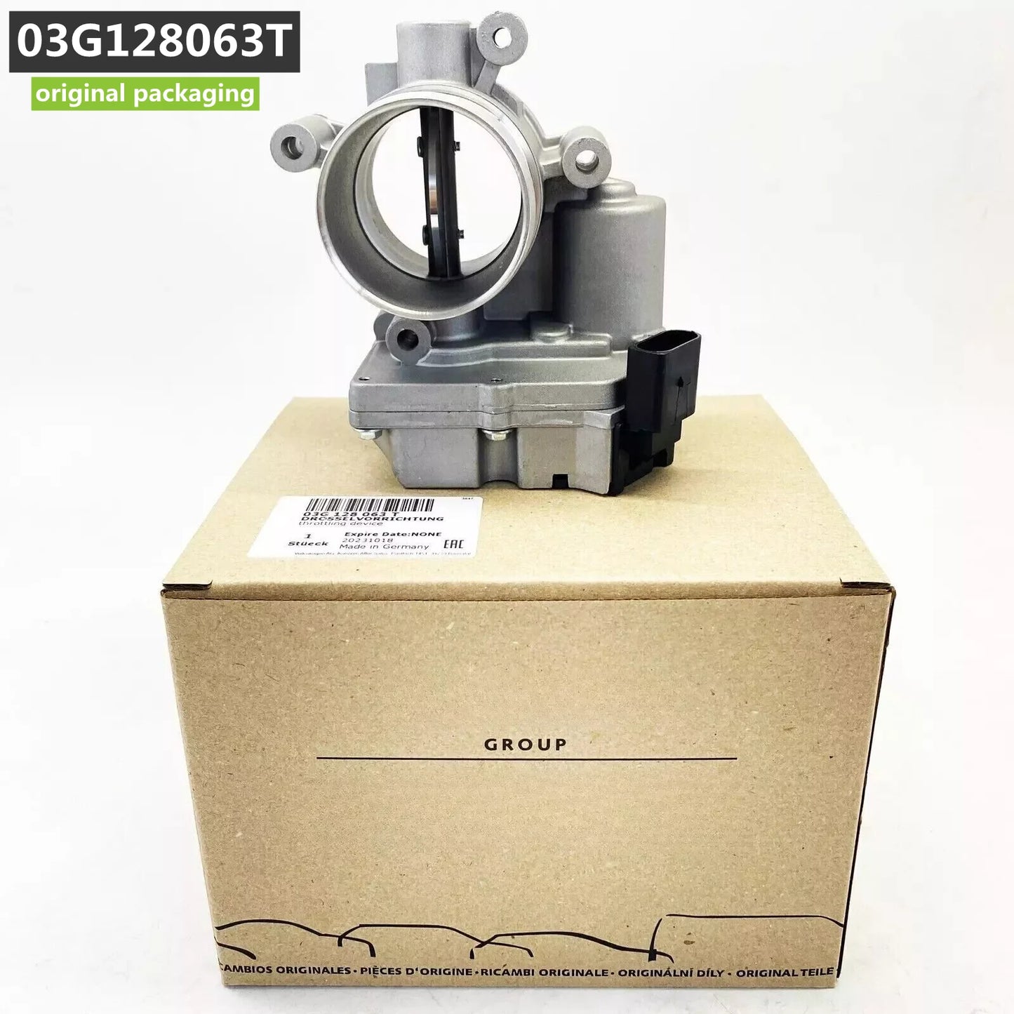 2 Years Warranty NEW OEM Throttle Body 03G-128-063-T 03G128063T For Audi A3 Volkswagen Golf Jetta Valve 2010 2011 2012 2013