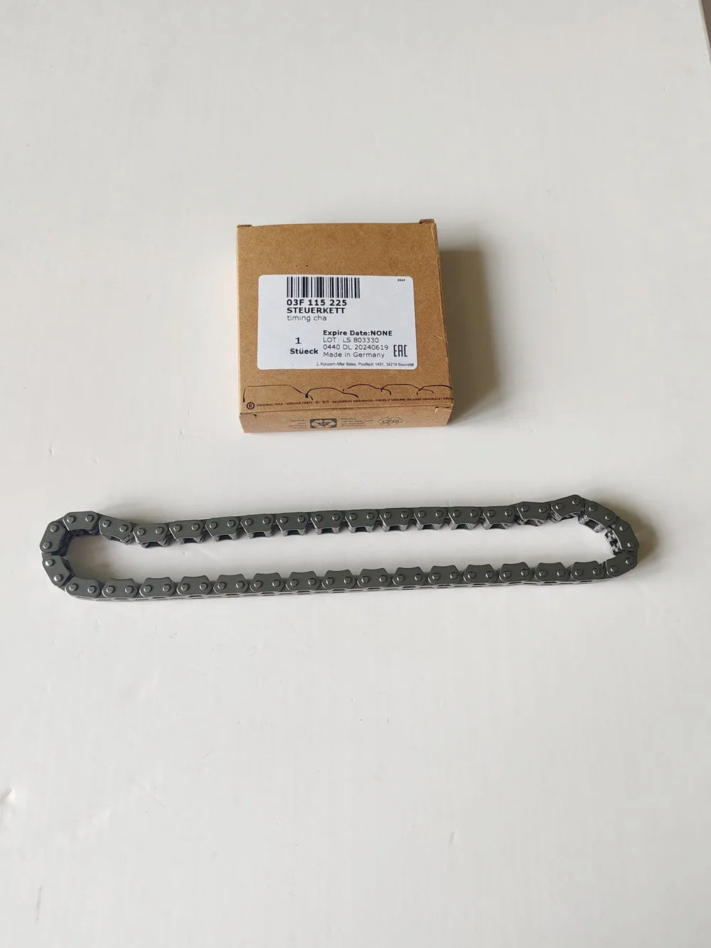 OEM Oil Pump Chain 03F 115 225 Fits for BMW 1 Series 3 Series 5 Series 11417602646 for Audi VW Skoda Seat 03F115225 Chain