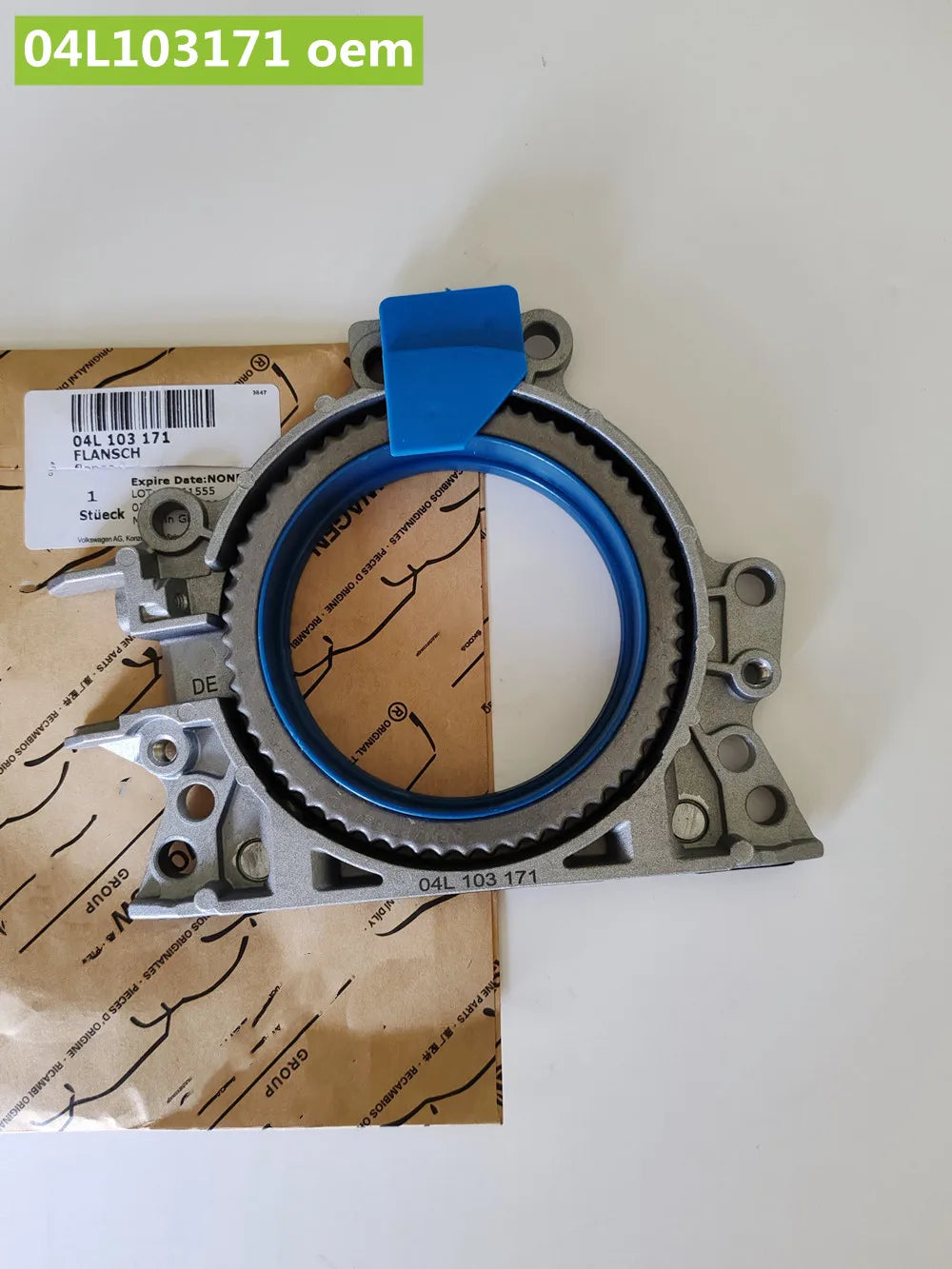Made In Germany NEW OEM Crankshaft Gearbox Oil Seal Flange for Audi VW Seat Skoda 1.6 Tdi 2.0 TDI - 04L103171 04L103170C