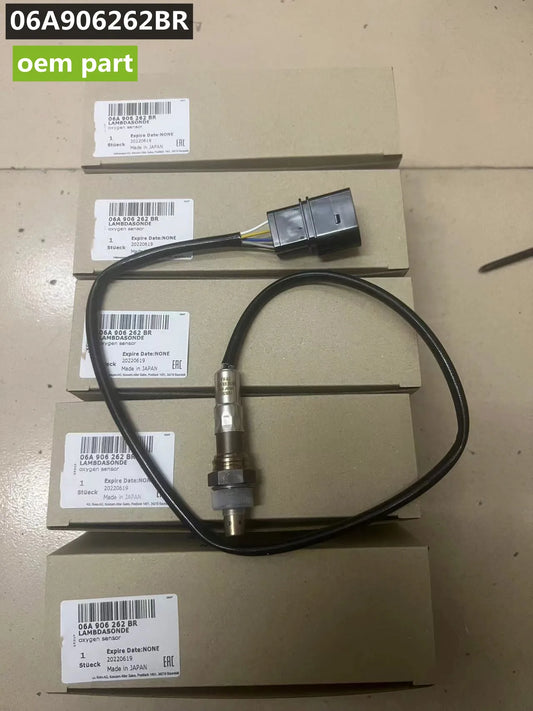 3 years warranty OEM 5 wires Lambda Oxygen Sensor Wideband for Audi A3 Volkswagen VW Skoda Seat 1.6L 06A906262BR